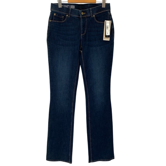 Bianca Nygard Jeans Womens 6T Tall Blue Medium Wash Tummy Control BN360 - Picture 1 of 6